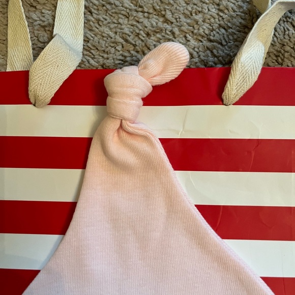 BABY KIDS HANNA ANDERSON TOP KNOT BEANIE PINK NWT - Picture 5 of 12